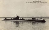 Delfinul submarine arriving in Romania.