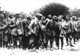 German prisoners captured during the battles of 1917.